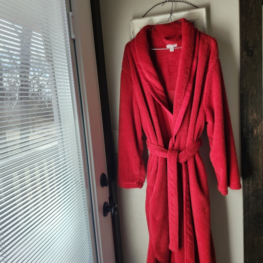 Red Bath Robe